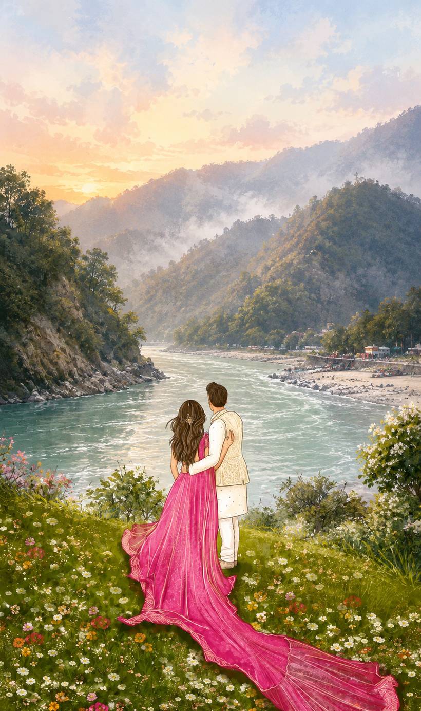 The Ganga valley at Rishikesh